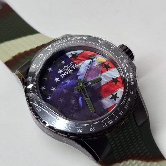 Invicta Aviator Freedom Flyer Men's Watch - 50mm, Camouflage (48956) - Picture 6 of 16